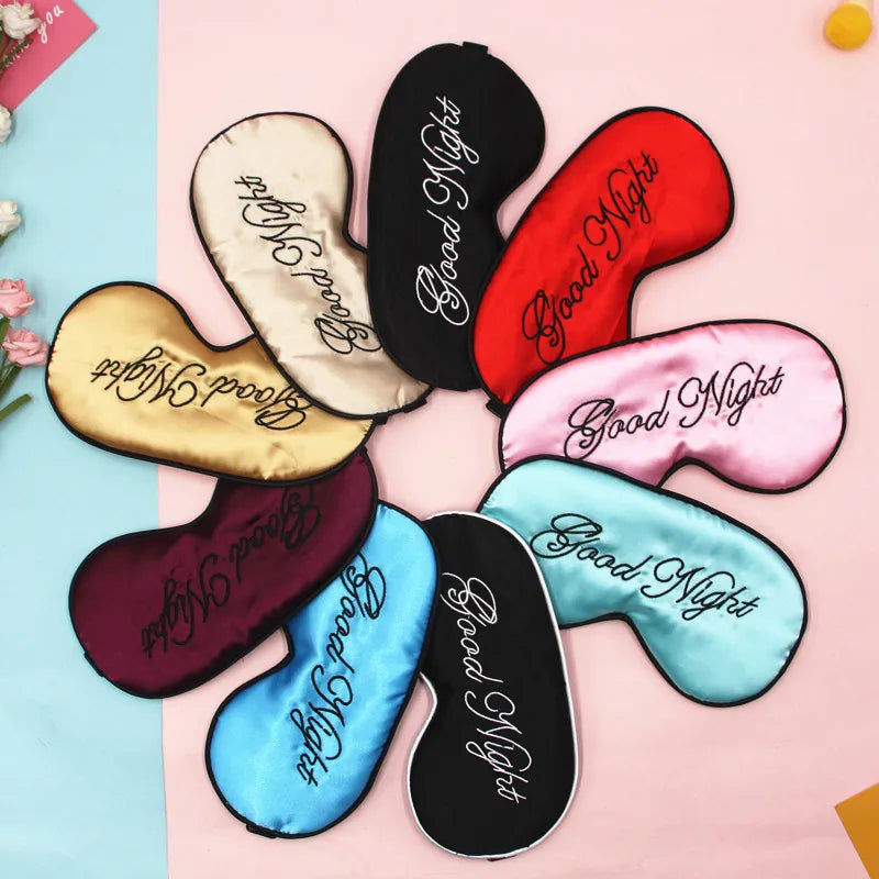 Zephsom Embroidered Silk Sleep Mask