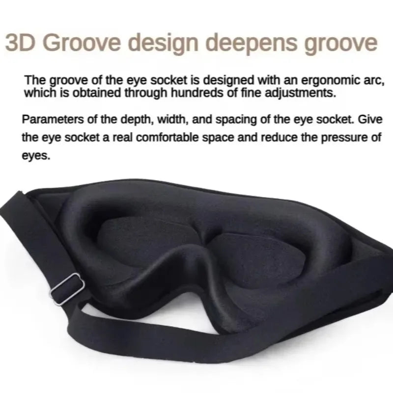 Zephsom 3D Memory Foam Sleep Mask — Total Blackout