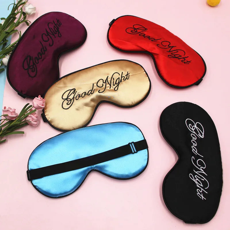 Zephsom Embroidered Silk Sleep Mask
