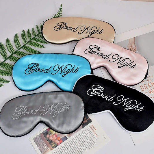 Zephsom Embroidered Silk Sleep Mask