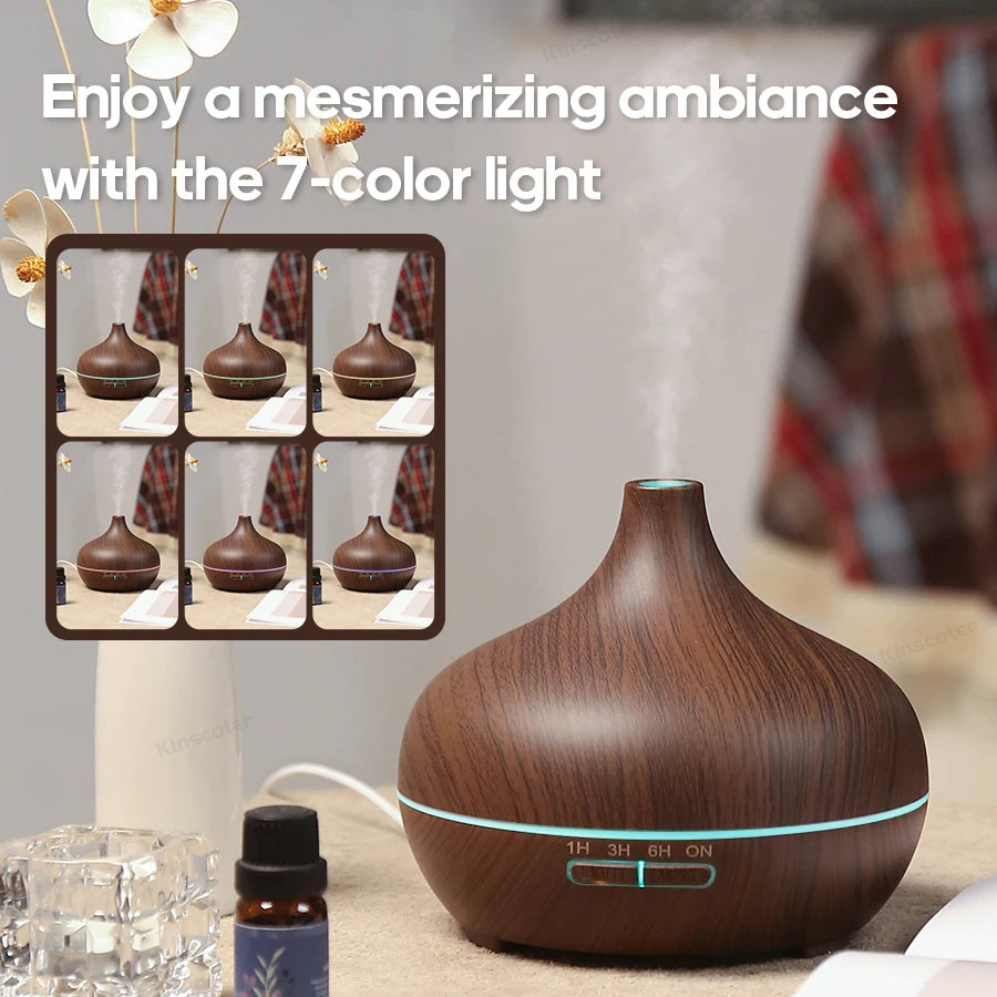 Zephsom Aroma Diffuser — Wood Grain