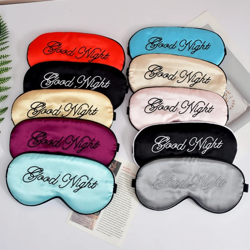 Zephsom Embroidered Silk Sleep Mask
