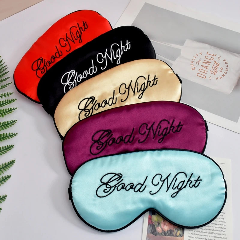 Zephsom Embroidered Silk Sleep Mask