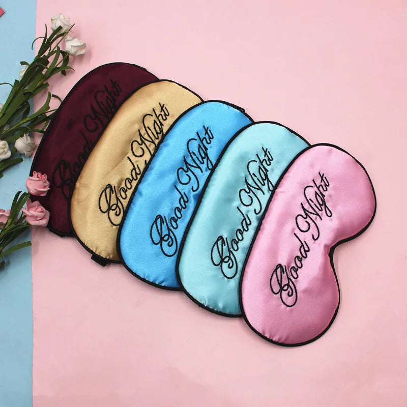 Zephsom Embroidered Silk Sleep Mask