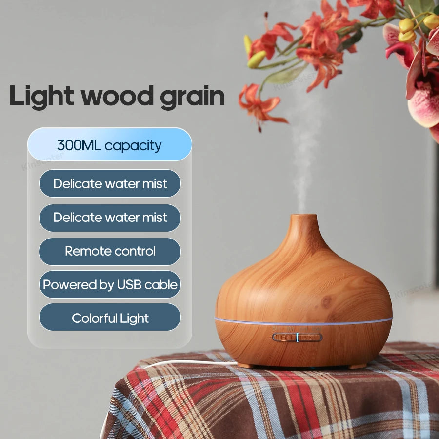 Zephsom Aroma Diffuser — Wood Grain